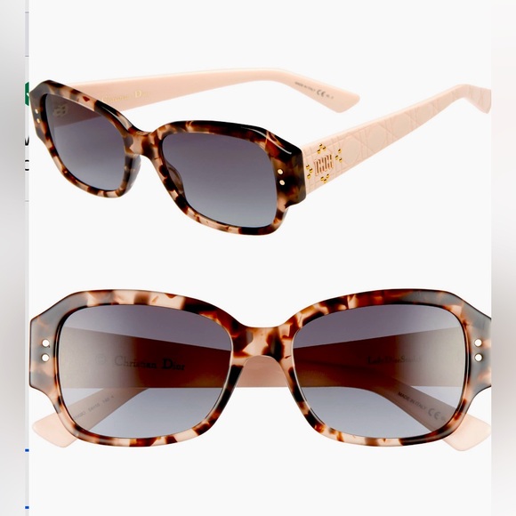 Dior Lady Dior stud sunglasses new w Dior case never worn authentic - Picture 1 of 2